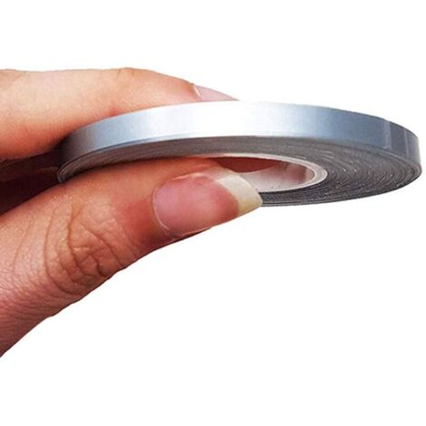 [JAMAIS UTILISÉ] Trim Stripes Bandes Adhésives pour Voitures, Argent, 5 mm x 20 M NPTERBL