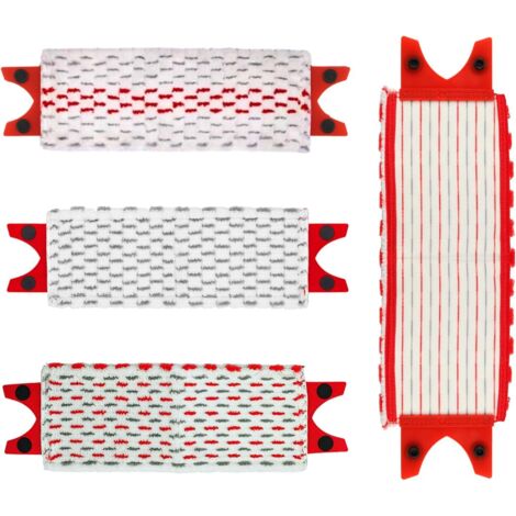[JAMAIS UTILISÉ] 3 Pcs pour Vileda Ultramax Serpillere Recharge Serpillière Housse de Rechanges en Microfibre pour Vileda O-Cedar, Pad pour Balai Lavage Sol (1/5)