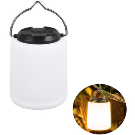 [JAMAIS UTILISÉ] Lanterne de Camping Rechargeable LED - Lumière Chaude Blanche 3000K, Portable & Étanche pour Tente - Autonomie 10H+, 3 Modes de Luminosité Réglable (1pc) - (1/4)