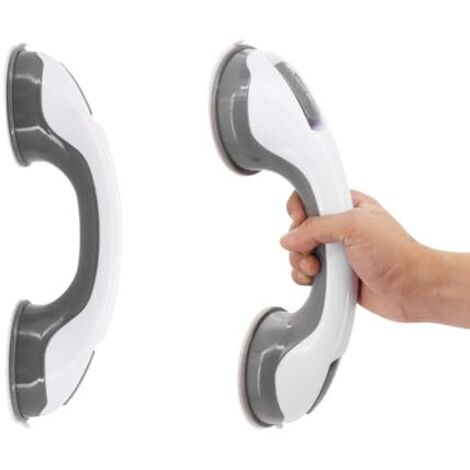 [JAMAIS UTILISÉ] Lot de 2 poignées de douche sans perçage - Avec ventouse - Pour salle de bain - Pour enfants, femmes enceintes et personnes âgées
