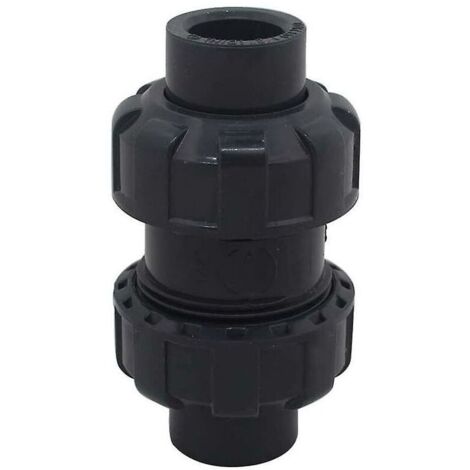 [JAMAIS UTILISÉ] Clapet anti retour a boule 20 25 32 40 50 63mm clapet piscine clapet antiretour anti refoulement pvc vanne soupape anti retour (Diamètre intérieur 32mm)