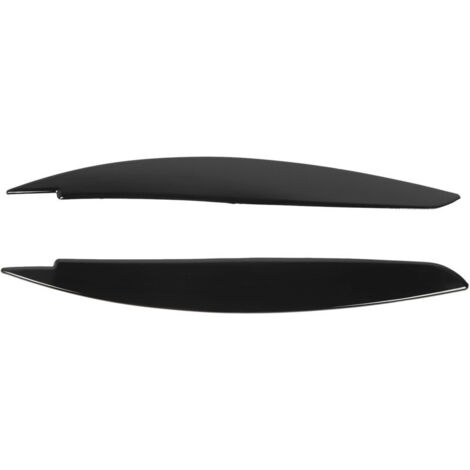 [JAMAIS UTILISÉ] Garniture de sourcil de phare gauche et droit, paupière de phare pour Série 1 E81, E82, E87, E88 (2006 à 2013), noir brillant