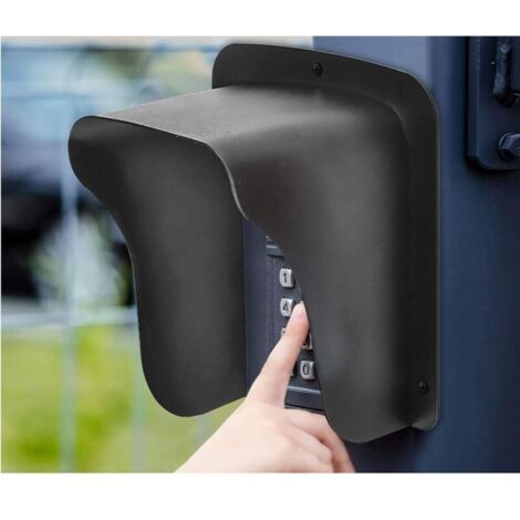 [JAMAIS UTILISÉ] Couvercle MéTallique éTanche pour Sonnette, Serrure De Porte, interphone, protection sonnette exterieur pluie ProtèGe L'Appareil du Soleil Et des Gouttes De Pluie