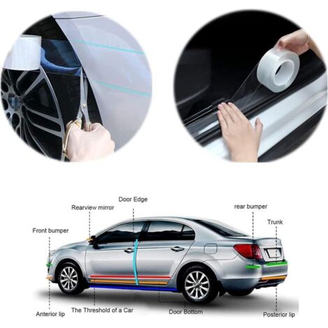 Film de Protection de Peinture Transparent Luxshield 12x100cm - Auto
