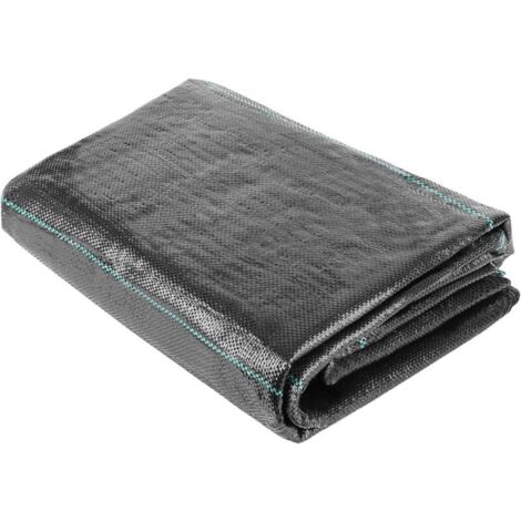 [JAMAIS UTILISÉ] Paillage pour plante Toile De Paillage, Toile Anti-Mauvaises Herbes En Polypropylène 1m X 5m, Geotextile Anti Repousse 75g/M², Tissées Anti-Uv, Perméable Résistant À La Déchirure(Lot 