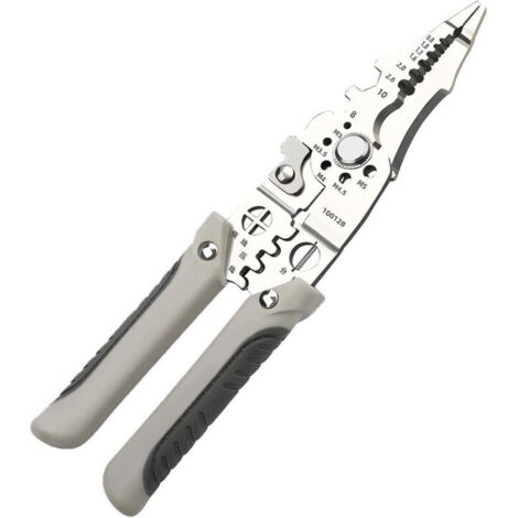 [JAMAIS UTILISÉ] Pince à dénuder automatique, pince à dénuder professionnelle pour électricien, pince à dénuder multifonction 3 en 1, pour couper, serrer, sertir, enrouler et sertir les fils,