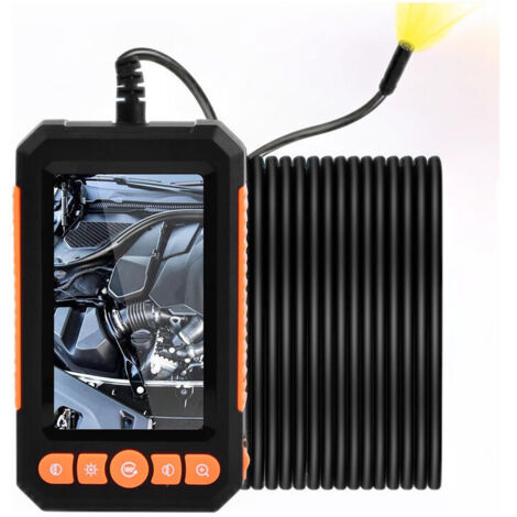 [JAMAIS UTILISÉ] Caméra endoscope, caméra d'inspection de pipeline, caméra serpent avec lumière, 1080P HD, IP67 étanche, caméra d'égout montée sur véhicule, adaptée à l'industrie, (1/4)