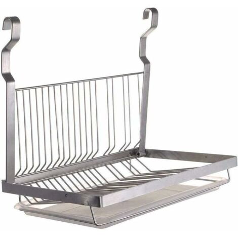 [JAMAIS UTILISÉ] Égouttoir à Vaisselle Pliable Mural en Acier Inoxydable（39.526.55.5cm） (1/4)