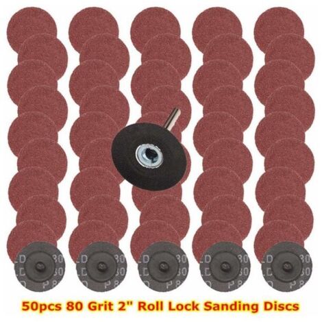 FEIHU 120 Disques De Ponçage 50mm Grain 240 - Papier Abrasif Auto-agrippant Pour Outils Rotatifs