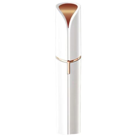 [JAMAIS UTILISÉ] Épilateur facial à LED portable avec chargement USB, tondeuse pour la peau - Accent impeccable USB - Blanc/Blanc Alaska (1/5)