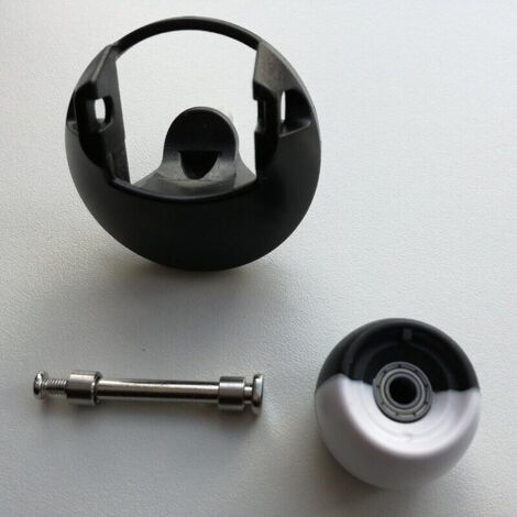 Lot de 2 roues de rechange pour scooter de 100 mm avec roulements en aluminium - Accessoires de scooter en polyuréthane - Vert
