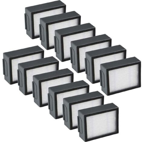 [JAMAIS UTILISÉ] 12-Pack Remplacement Filtres - iRobot Roomba i & e i7 e5 e6 + J7 Pièces de Rechange pour Aspirateur Accessoires (1/4)