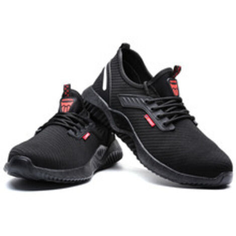 [JAMAIS UTILISÉ] Chaussures de sécurité,Chaussures de Sécurité Homme Femmes Chaussures de Travail Embout Acier Protection Ultra légère et Indestructible Respirant Basket Securite Unisexes 37 Chaussure (1/4)