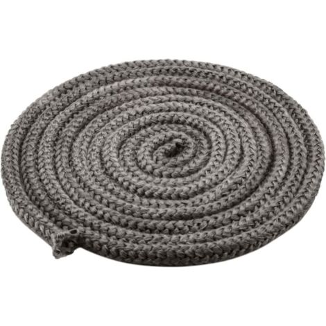 [JAMAIS UTILISÉ] Joint haute température Cordon de porte de four pour joint de cheminée, 10 mm x 4 m, corde en fibre de verre ignifuge pour poêle, cheminée, four, chaudière, résistante à 450-550 ℃, no