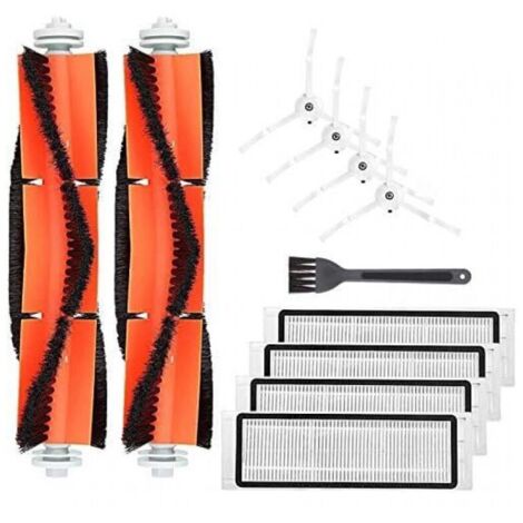 [JAMAIS UTILISÉ] 11 Pcs Accessoires de rechange pour robot aspirateur XIAOMI MI, Accessoire pour aspirateur,Robot Roborock S5MAX S6 S50, pièces de rechange, brosse et filtres pour aspirateur (1/4)
