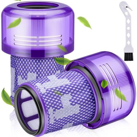 [JAMAIS UTILISÉ] Lot de 2 Filtre pour aspirateur Dyson V12,filtre pour aspirateur Dyson V12 Slim,filtre HEPA de remplacement lavable pour aspirateur Dyson V12 Detect Absolute Extra,remplacement n° 971 (1/4)