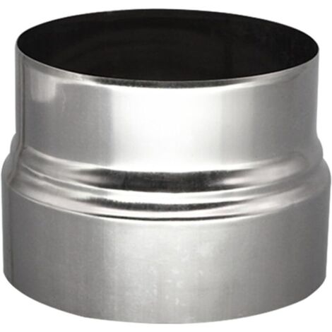[JAMAIS UTILISÉ]Réducteur de tuyau de poêle 120 mm à 110 mm - Raccord de poêle - En acier inoxydable - Réduction du tuyau de cheminée