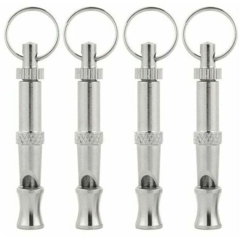 [JAMAIS UTILISÉ]Sifflet à ultrasons pour chien 4 pièces, sifflet à haute fréquence pour chien, sifflet à ultrasons réglable pour dresser, aboyer, s'asseoir et rappeler des chiens