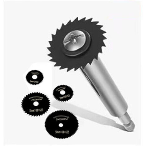 Ensemble de coupe-tubes pour tubes hexagonaux en PVC de 12 mm (diamètre intérieur) (comprend des lames de scie de tailles : 22 mm, 23 mm, 32 mm, 35 mm et 44 mm), Noir