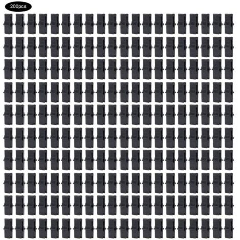 [JAMAIS UTILISÉ]200 Pcs Pince à film, Serre Film Clip Fixation Pince Serre Accessoires pour Filet En Plastique Film À Effet de Serre omentum