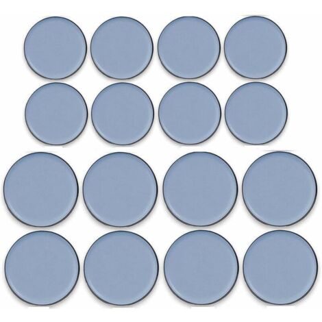 [JAMAIS UTILISÉ]16 Pièces Patins de meubles en Téflon adhésif Glisseur en Teflon Patins en Téflon pour Meubles Patins Autocollants en Téflon, 25MM X 25MM, 30MM X 30MM