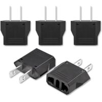 5x Adaptateur de Voyage,adaptateur prise france vers usa,adaptateur prise usa,adaptateur usa,adaptateur prise canada,Adaptateur Prise Universelle Americaine/Chine/Japon/Canada/Mexique