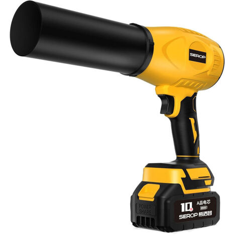 Souffleur de Feuilles sans Fil 31,000 rpm, this portable blower comes with two batteries and a charger, suitable for gardens, cars, and patios. (1/4)