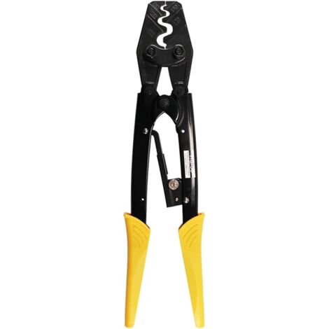 Pince à sertir cliquet HS-38 for bornes de 5.5 38 mm², mini-outils sertissage, pince for non isolées (1/4)