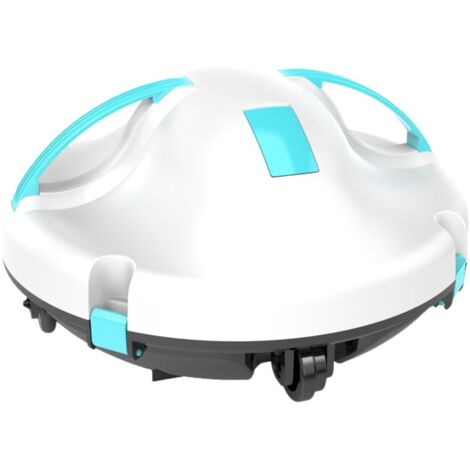Robot Piscine Sans Fil 28W - Aspirateur Automatique Puissant pour Piscine Enterrée, 120min Nettoyage Fond et Parois Jusqu'à 100m² (1/4)