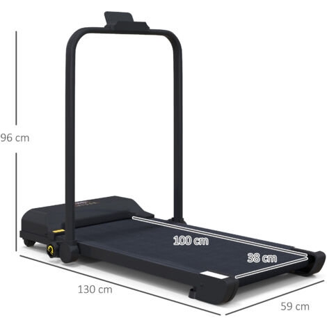 Tapis De Course Pliable 10 Km/h – Moteur 2.0 CV, Écran LED, Antidérapant – Marche/Course à La Maison Ou Bureau