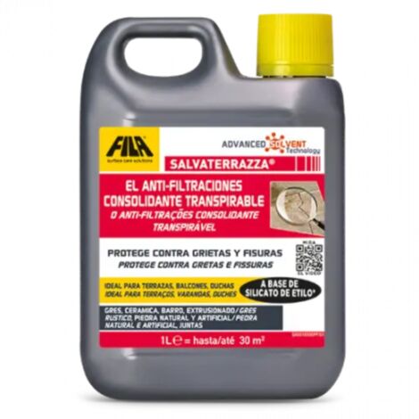 Salvaterrazza - Antifiltraciones Consolidante Transpirable / Caja 4 un 5 L / Hidrófugo