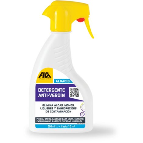 FILA 73105112SPA ALGACID Detergente Antiverdín Para Exteriores 500 ml - ref: 73105112SPA
