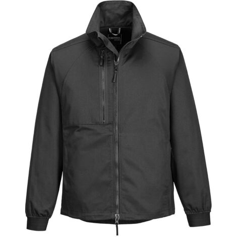 Chaqueta elástica de trabajo WX2 Stretch de páneles combinados PORTWEST CD885 L Gris metálico (1/2)