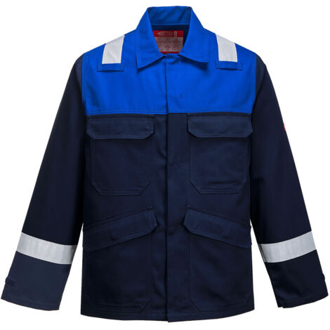 Chaqueta Bizflame Plus Azul marino/Royal 3XL - FR(56) - UK(47)