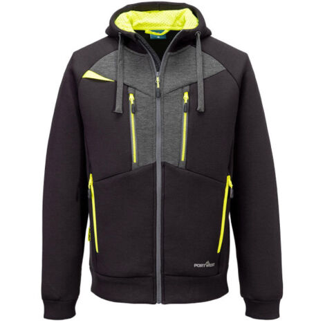 Sudadera con Capucha y Cremallera DX4 - Ligereza y Comodidad / Negro / S