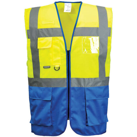Chaleco de alta visibilidad Warsaw Contrast Executive / Amarillo Azulina / L