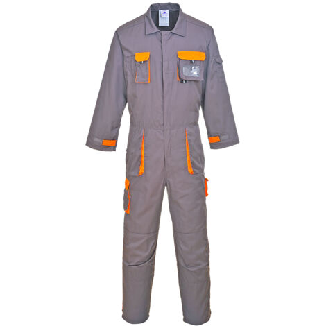 Buzo bicolor Portwest Texo Contrast Gris M