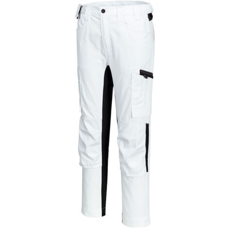 Pantalón de trabajo WX2 Eco Stretch Blanco 4XL - FR(58) - UK(48) (1/2)