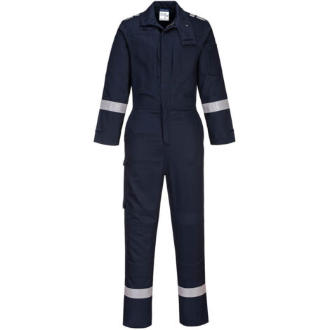 Buzo Ligero Bizflame Plus: Máxima Protección y Comodidad / Azul marino / M