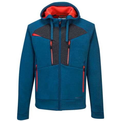 Sudadera con Capucha y Cremallera DX4 - Ligereza y Comodidad / Azul metro / XXXL