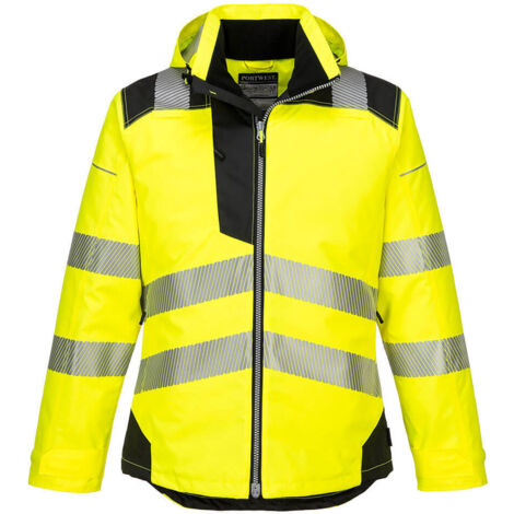 Chaqueta de invierno de alta visibilidad PW3 / Amarillo Negro / S (1/2)