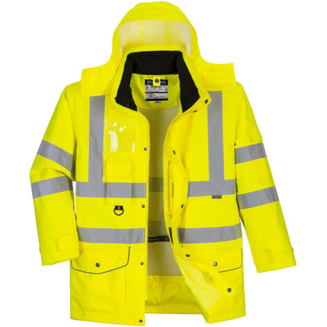Parka Hi-Vis 7-en-1 Amarillo 2XL