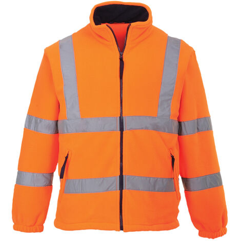 Forro polar de alta visibilidad naranja 2XL