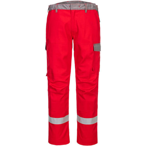 Pantalón bicolor Bizflame Ultra - Comodidad y Durabilidad / Rojo / 30 (1/3)