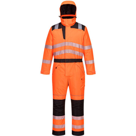 Mono de invierno PW3 de alta visibilidad naranja/negro L - FR(46-48) - UK(36-38)
