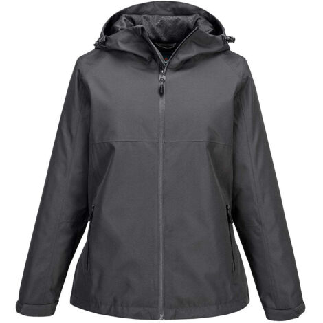 Chubasquero Profesional para Mujer - Impermeable y Transpirable / Gris metálico / XXL (1/3)