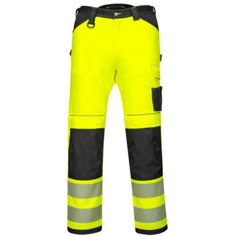 Pantalón PW3 de trabajo de alta visibilidad amarillo/negro S - FR(38) - UK(30)
