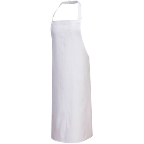 Delantal de Algodón con Peto - Durabilidad y Estilo / Blanco