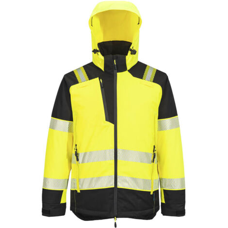 Chaqueta PW3 Hi-Vis Winter - Alta Visibilidad y Comodidad / Naranja Negro / XXXL (1/2)