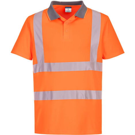 Polo Eco de Alta Visibilidad M/C - Pack de 6 / Naranja / XXL (1/2)